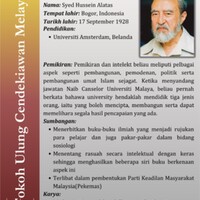 Profesor Dato&#039; Dr. Syed Hussein Alatas